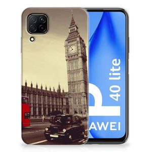 Huawei P40 Lite Siliconen Back Cover Londen