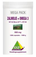 SNP Zalmolie & omega 3 megapack 1200 Capsules