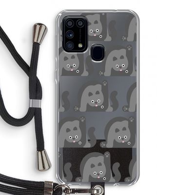 Cats: Samsung Galaxy M31 Transparant Hoesje met koord