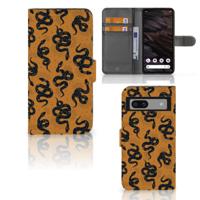 Telefoonhoesje | Met pasjeshouder | voor Google Pixel 7A Snakes