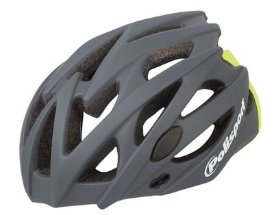 Polisport twig fietshelm m 55-58cm zwart/grijs