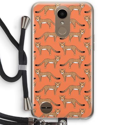 Cheetah: LG K10 (2017) Transparant Hoesje met koord