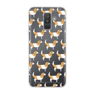 Doggy: Samsung Galaxy A6 Plus (2018) Transparant Hoesje