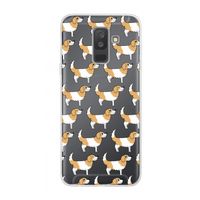 Doggy: Samsung Galaxy A6 Plus (2018) Transparant Hoesje