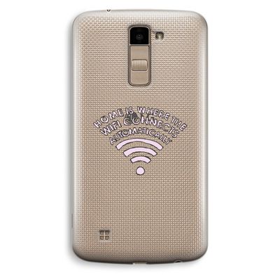 Home Is Where The Wifi Is: LG K10 (2016) Transparant Hoesje