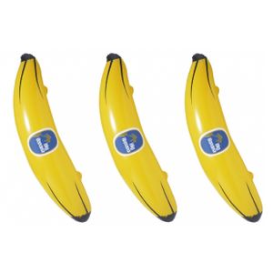 5x Stuks opblaasbare banaan/bananen van 100 cm