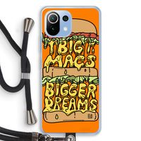 Big Macs Bigger Dreams: Xiaomi Mi 11 Lite Transparant Hoesje met koord