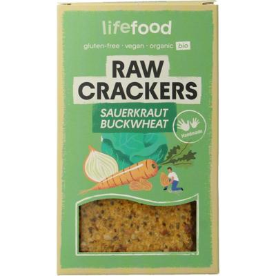 Lifefood Life crackers zuurkool boekweit raw bio