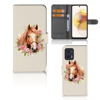 Telefoonhoesje | Met pasjeshouder | voor Motorola Moto G73 Paard