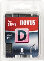 Novus Vlakdraad nieten D 53F/8mm | 1200 stuks - 042-0375 042-0375 - thumbnail