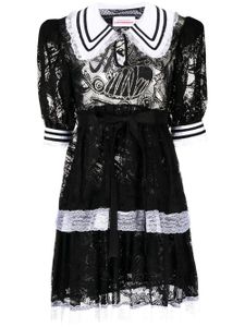 Charles Jeffrey Loverboy robe Goth à volants superposés - Noir