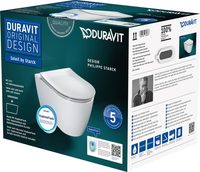 Duravit Soleil by starck toilet set hangend 370x540x400mm, wit - thumbnail