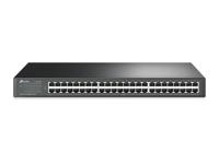 TP-Link TL-SF1048 Unmanaged Fast Ethernet (10/100) 1U Zwart - thumbnail