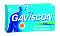 Gaviscon 250 Pepermunt Kauwtabletten