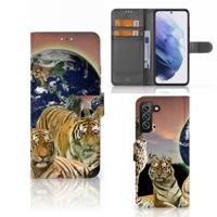 Samsung Galaxy S22 Plus | Telefoonhoesje | Met pasjeshouder | Roofdieren
