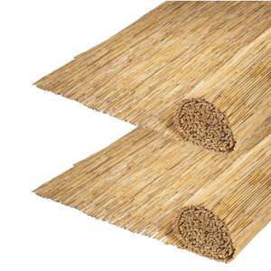 Nature Rietscherm / rietmat - 2x stuks - L500 x H100 cm - tuinscherm / schutting