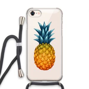 Grote ananas: iPhone 7 Transparant Hoesje met koord