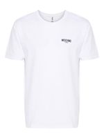 Moschino t-shirt en coton à logo imprimé - Blanc