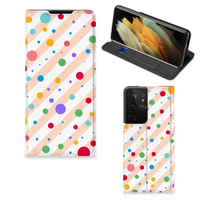 Samsung Galaxy S21 Ultra Hoesje met Magneet Dots