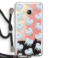 Octopussen: HTC U Play Transparant Hoesje met koord