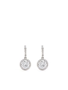 Kate Spade boucles d'oreilles pendantes serties de cristaux - Argent