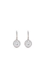 Kate Spade boucles d'oreilles pendantes serties de cristaux - Argent