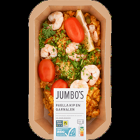 Jumbo&apos;s Verse Maaltijd Paella Kip en Garnalen 450 g