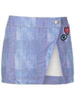 Amir Slama mini sac à détail de patch - Bleu