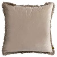 PTMD kussen nous velvet beige 60 x 60 cm | 4 stuks
