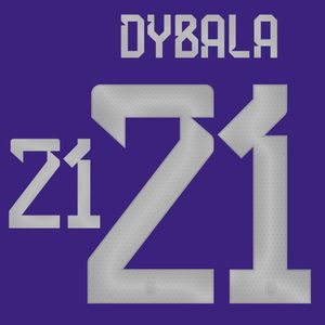 Dybala 21 (Officiële Argentinië Away Bedrukking 2022-2023)