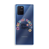 Happy days: Samsung Galaxy Note 10 Lite Transparant Hoesje