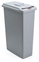 Afvalbak rubbermaid slim jim vertrouwelijk 87l grs