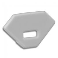 Eindkap E32 grijs voor LED profiel PL11
