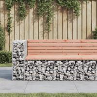 Tuinbank schanskorfontwerp 122x71x65,5 cm massief douglashout - thumbnail