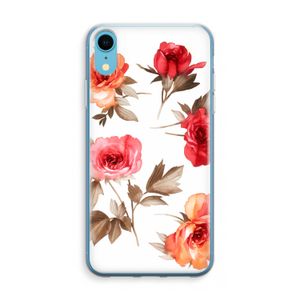 Roosjes: iPhone XR Transparant Hoesje