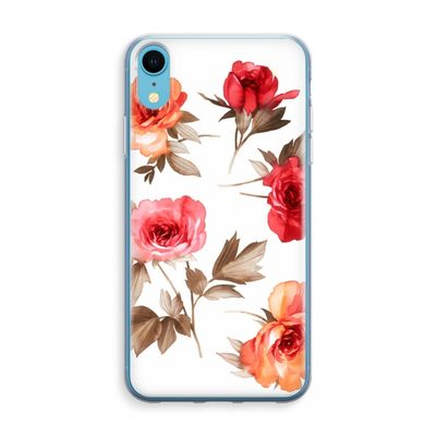 Roosjes: iPhone XR Transparant Hoesje
