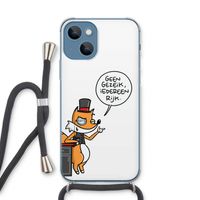 Geen Gezeik: iPhone 13 Transparant Hoesje met koord
