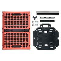 Plates 4 Bikes Basic set: vouwkrat + multi-plaat Plates 4 Bikes Basic set: vouwkrat + multi-plaat