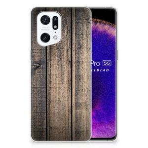 OPPO Find X5 Pro Bumper Hoesje Steigerhout