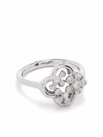 Tirisi bague Seoul Flower en or blanc 18ct ornée de diamants - Argent