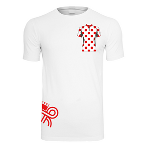 Heurtefeu - Polka Dot Stretch T-Shirt - Wit