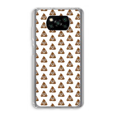 Poop emoji: Xiaomi Poco X3 Pro Transparant Hoesje