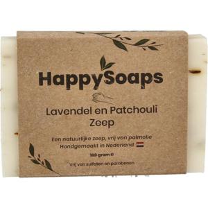 Happysoaps Handzeep lavendel & patchouli (100 gr)