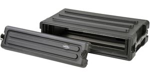 SKB Roto-Molded 2U Shallow Rack Zwart