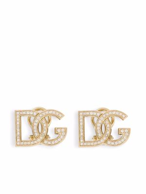 Dolce & Gabbana boucles d'oreilles en or 18ct ornées de saphirs