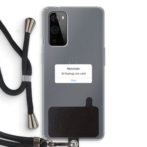 Reminder: OnePlus 9 Pro Transparant Hoesje met koord
