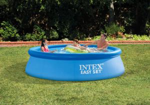 Intex Easy Set zwembad 305 x 76 cm-Met 12-Volt filterpomp