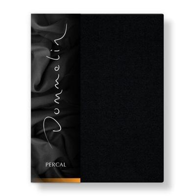 Dommelin Dommelin Hoeslaken Uni Percal 200TC 533 Zwart 80x200/30