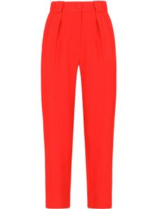 Dolce & Gabbana pantalon droit à taille haute - Rouge