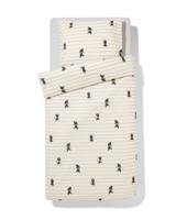 HEMA Takkie en Siepie dekbedovertrek 140x200/220cm zacht katoen (beige)